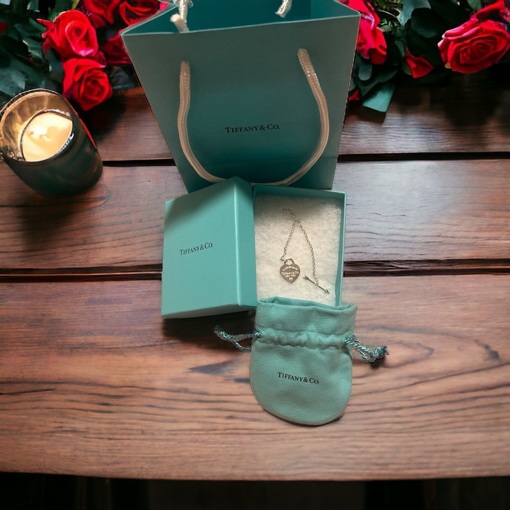 Tiffany & Co. Silver Heart Pendant Necklace